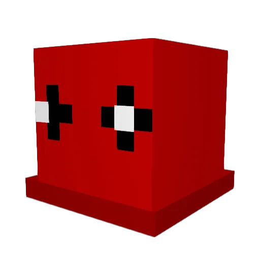 UnassumingSpider Minecraft avatar head, 3D render
