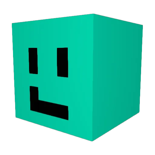 Unax270 Minecraft avatar head, 3D render