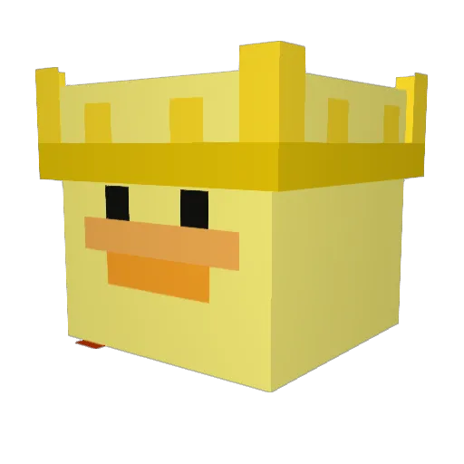Unbearable17 Minecraft avatar head, 3D render