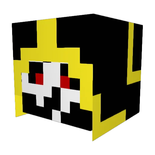 UnbeatableMrk3 Minecraft avatar head, 3D render