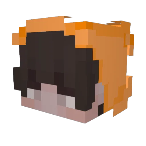 Unbelehrbar23 Minecraft avatar head, 3D render