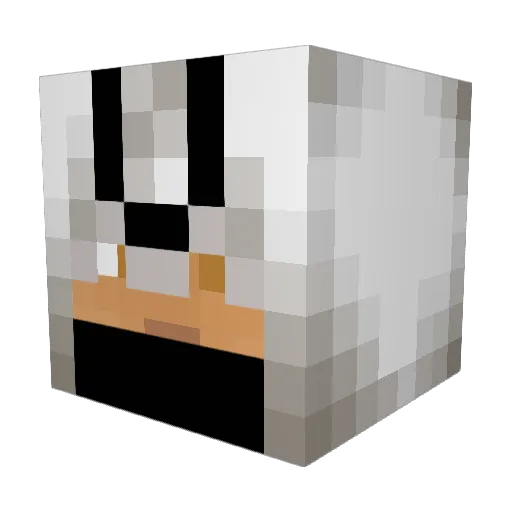 UnbrakeableKane Minecraft avatar head, 3D render