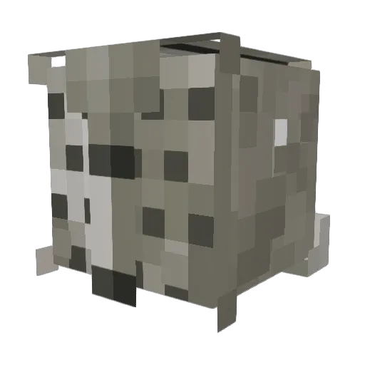 UncSupreme Minecraft avatar head, 3D render