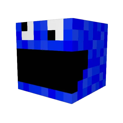 Unce47 Minecraft avatar head, 3D render