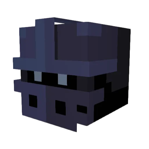 UncleCap Minecraft avatar head, 3D render