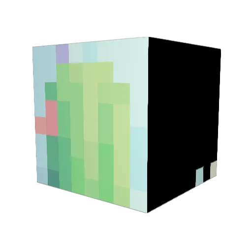UncleCavindish Minecraft avatar head, 3D render