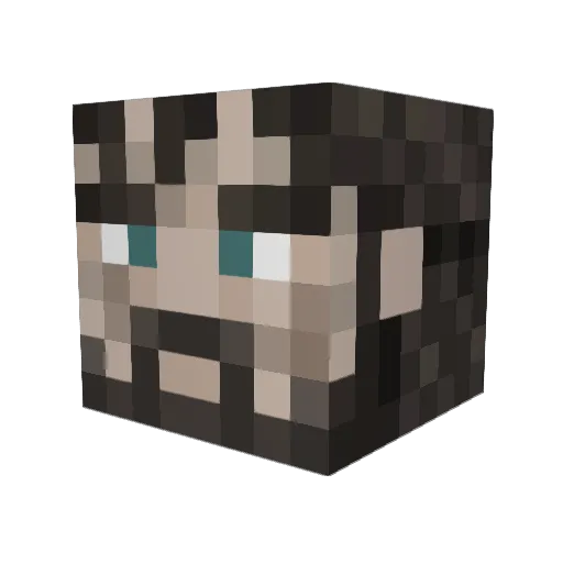 UncleEkaj Minecraft avatar head, 3D render