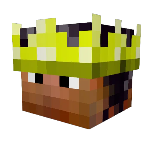 UncleHolly Minecraft avatar head, 3D render