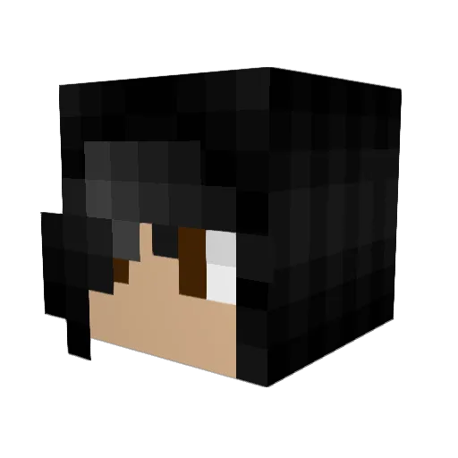 UncleJasmine Minecraft avatar head, 3D render