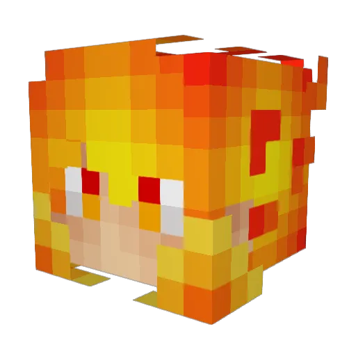 UncleM99 Minecraft avatar head, 3D render