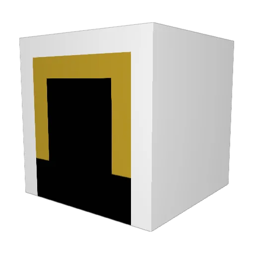 UncleTomTom Minecraft avatar head, 3D render