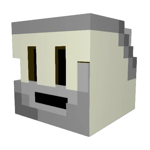 Uncle_Joe328 Minecraft avatar head, 3D render