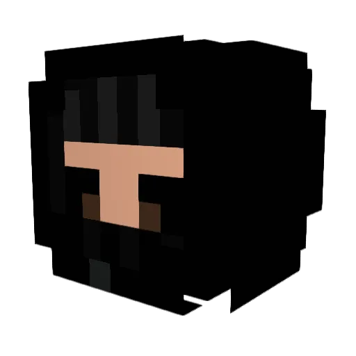 Uncle_drae Minecraft avatar head, 3D render