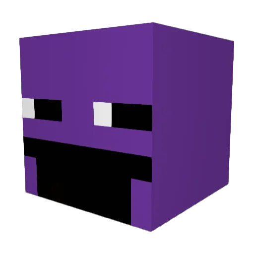 UnclearSquire52 Minecraft avatar head, 3D render