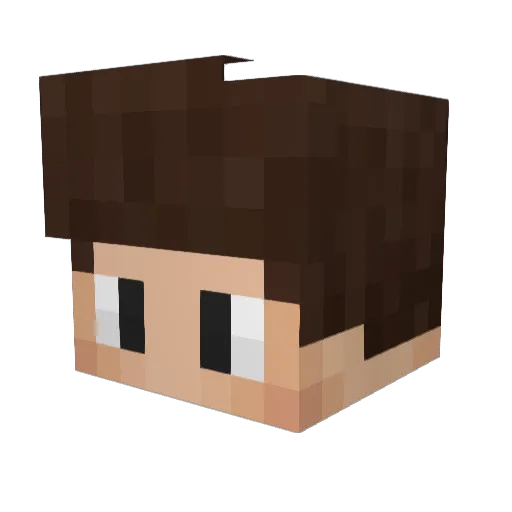 Unclespeed Minecraft avatar head, 3D render