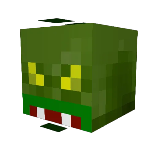 Unclevincent1 Minecraft avatar head, 3D render