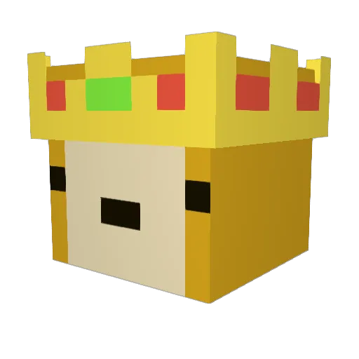UncookedToast06 Minecraft avatar head, 3D render
