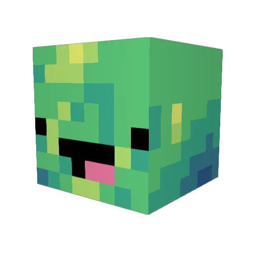 UncutToast Minecraft avatar head, 3D render