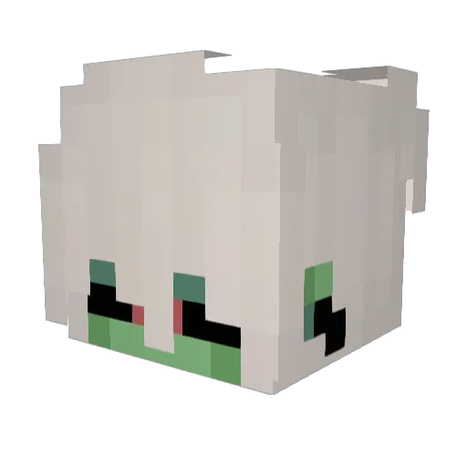 UndeadAfterParty Minecraft avatar head, 3D render