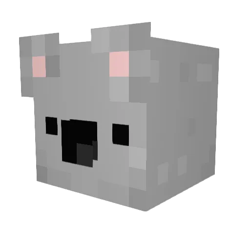 UndeadArbiter Minecraft avatar head, 3D render