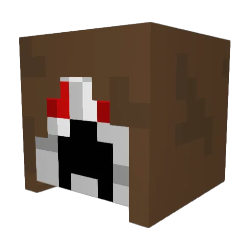 UndeadFreakX Minecraft avatar head, 3D render
