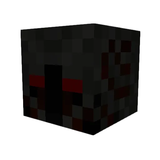 UndeadGames12 Minecraft avatar head, 3D render