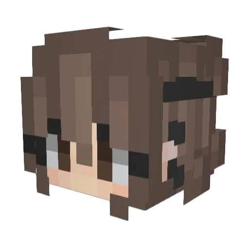 UndeadHype Minecraft avatar head, 3D render