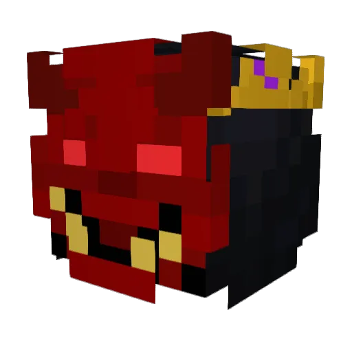 UndeadSoul999 Minecraft avatar head, 3D render