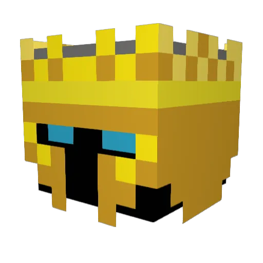 Undead_375 Minecraft avatar head, 3D render