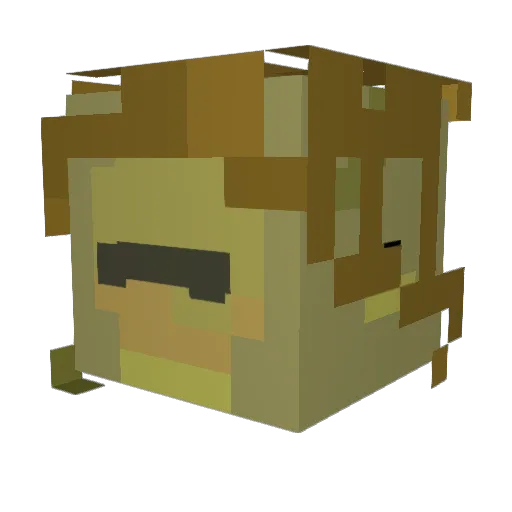 Undead_Corps Minecraft avatar head, 3D render