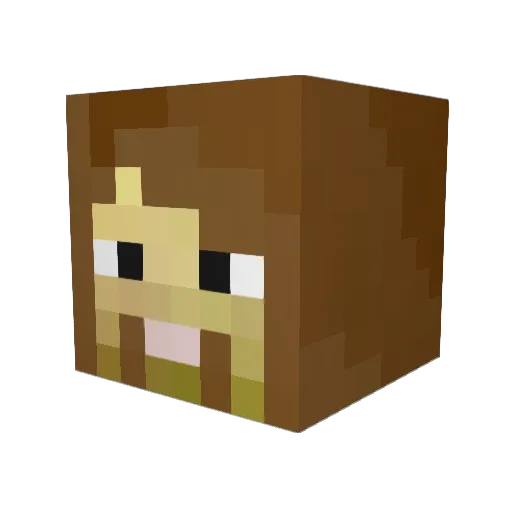 Undead_Lemon Minecraft avatar head, 3D render