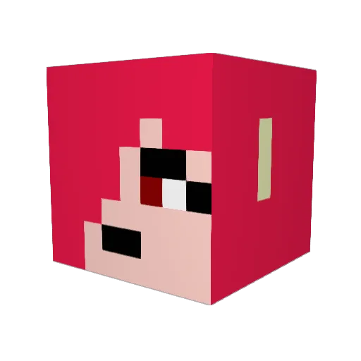 Undeadoatmeal Minecraft avatar head, 3D render