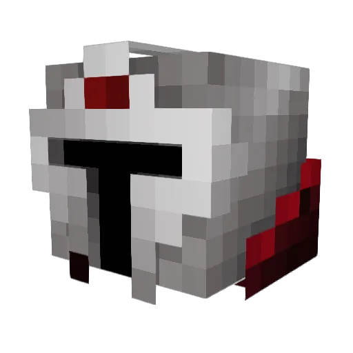 UndefinedHP Minecraft avatar head, 3D render
