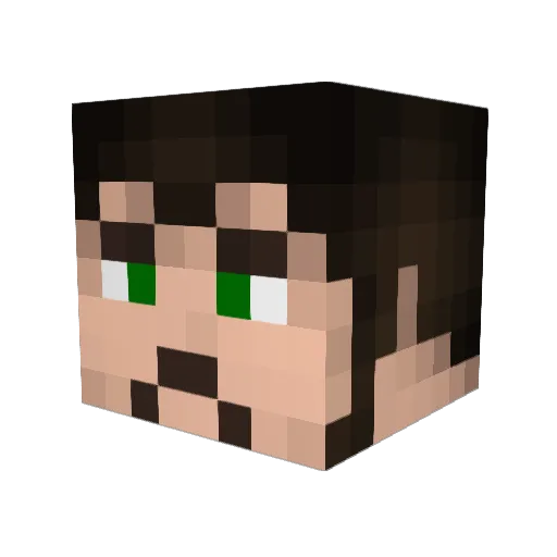 UndefinedUser79 Minecraft avatar head, 3D render