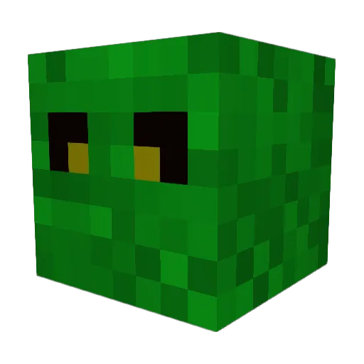UnderBrush02 Minecraft avatar head, 3D render