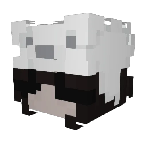 UnderHisDesk Minecraft avatar head, 3D render