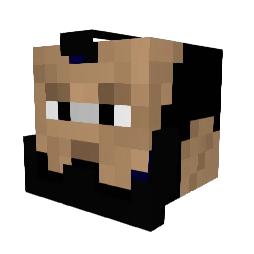 Under_The_Bridge Minecraft avatar head, 3D render