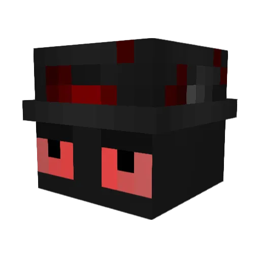 Underpayed Minecraft avatar head, 3D render