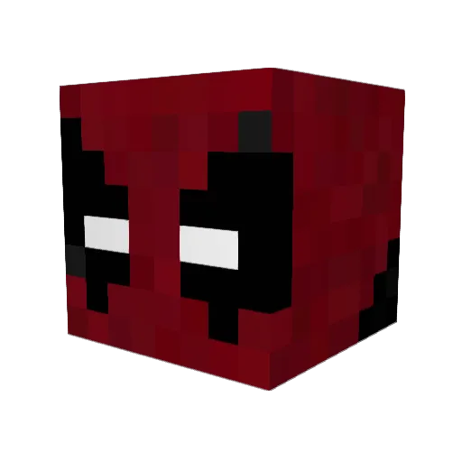Undertaker02 Minecraft avatar head, 3D render