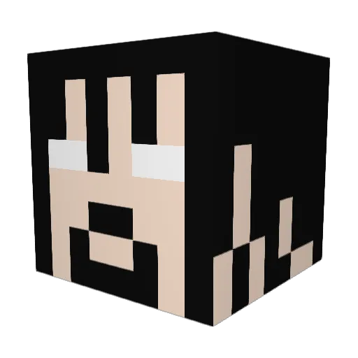 Undertaker1972 Minecraft avatar head, 3D render