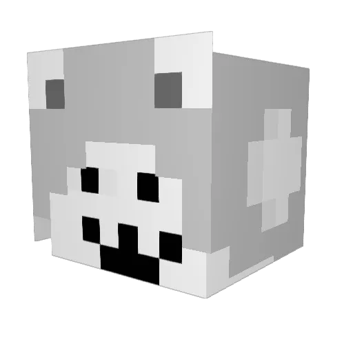 Undertale_guy Minecraft avatar head, 3D render