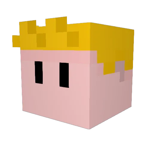 Undertide Minecraft avatar head, 3D render