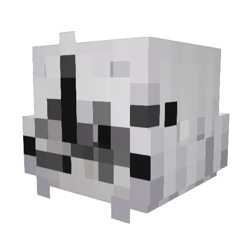 UndesiteD Minecraft avatar head, 3D render