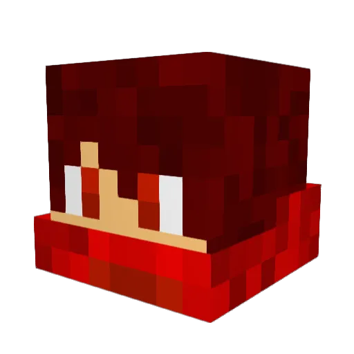 Undone83 Minecraft avatar head, 3D render