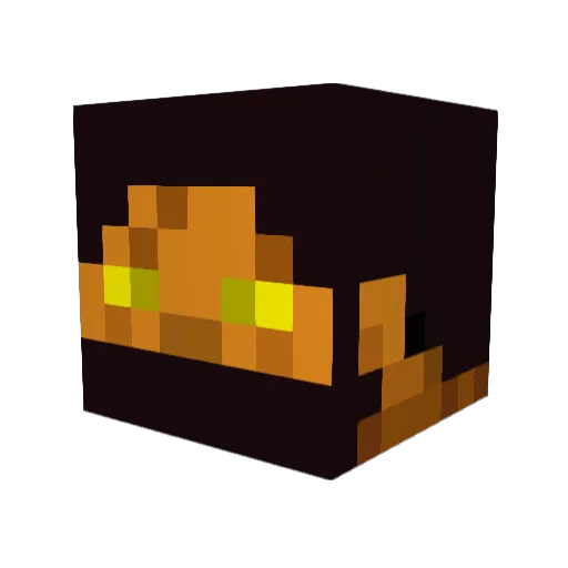 UndusYu Minecraft avatar head, 3D render