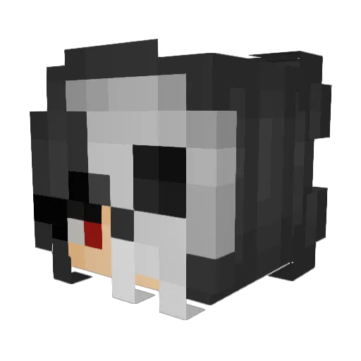 UndyingDeath Minecraft avatar head, 3D render