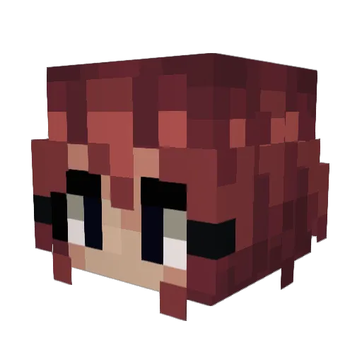 UnemployedCatboy Minecraft avatar head, 3D render
