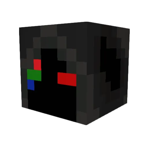 Unend Minecraft avatar head, 3D render