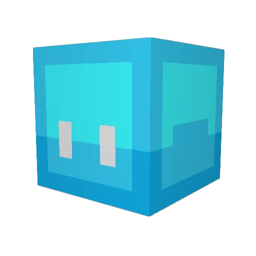 Unesqo Minecraft avatar head, 3D render
