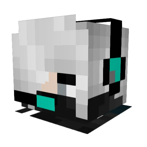 UnexPlayz Minecraft avatar head, 3D render